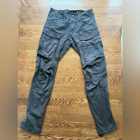 G STAR Raw Rovic Zip 3D‎ Straight Tapered Cargo Pants Gorpcore Rugged 28 x 34 - Picture 1 of 14